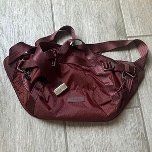 Athleta Burgundy Crossbody Bag